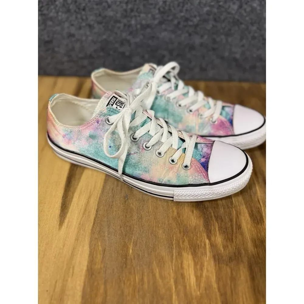 Converse All Star Sneakers Watercolor, Mens 8.5/ Woman’s 10.5‎ - Picture 2 of 6